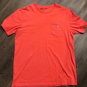 Orange southern tide T-shirt size large